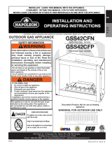 NAPOLEON GSS42CFN User manual