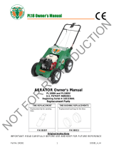 Billy Goat PL1800V User manual