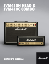 Marshall JVM410H Owner's manual