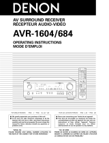 Denon AVR-684 User manual