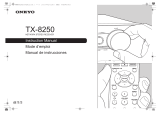 ONKYO TX-8250 Owner's manual