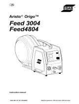 ESAB Feed 3004, Feed 4804 - Origo™ Feed 3004, Origo™ Feed 4804, Aristo® Feed 3004, Aristo® Feed 4804 User manual
