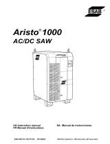 ESAB Aristo 1000 User manual