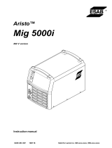 ESAB Mig 5000i User manual