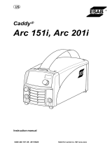 ESAB Caddy® Arc 151i, Arc 201i User manual