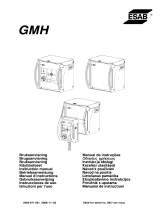 ESAB GMH User manual