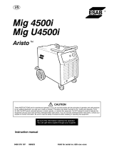 ESAB Aristo Mig 4500i User manual