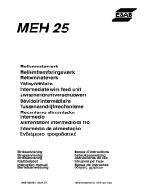 ESAB MEH 25 User manual