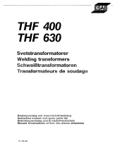 ESAB THF 400, THF 630 User manual