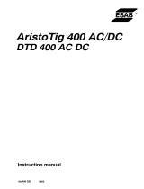 ESAB DTD 400 User manual
