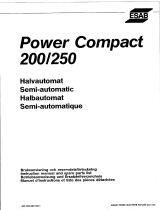ESAB POWER COMPACT 200/250 User manual