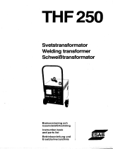 ESAB THF 250 User manual