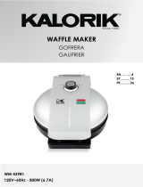 KALORIK Easy Pour Waffle Maker User manual