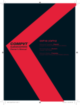 Kicker 2016 CompVT Sub Owner's manual