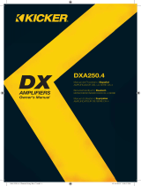 Kicker 2016 DXA 4-Channel Amplifier Owner's manual