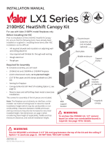 Valor LX1 - HeatShift™ Canopy Kit. Owner's manual