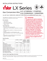 Valor 2200 NGK/PGK Owner's manual