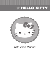 JANOME Hello Kitty 15312 Owner's manual