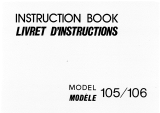 JANOME 106 Owner's manual