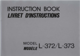 JANOME L372 Owner's manual