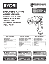 Ryobi Tek4 HP54L User manual