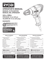 Ryobi D43K Owner's manual