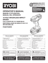 Ryobi P238 User manual