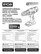 Ryobi P882 Owner's manual