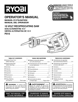 Ryobi P515 Owner's manual