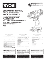 Ryobi P290 Owner's manual
