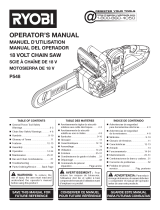 Ryobi P848 Owner's manual