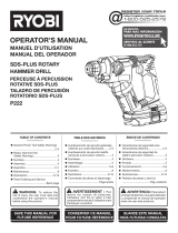 Ryobi P222-P163 User manual