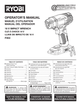 Ryobi P263 Owner's manual