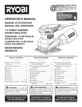 Ryobi S652DGK Owner's manual