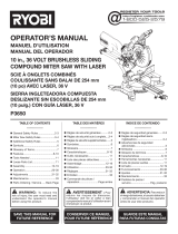 Ryobi P3650B Owner's manual