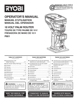 Ryobi P601 Owner's manual