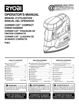 Ryobi P401 Owner's manual
