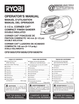 Ryobi CORNER CAT CFS1503G Owner's manual