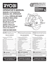 Ryobi CSB125 Owner's manual