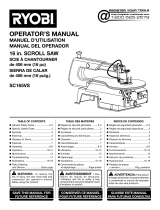 Ryobi SC165VS Owner's manual