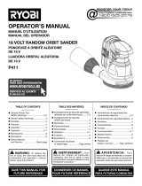 Ryobi P411 Owner's manual
