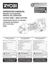 Ryobi P592-PSK005 Owner's manual