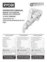 Ryobi P591 Owner's manual