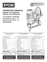 Ryobi P360 Owner's manual