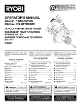 Ryobi P4002-P163 Owner's manual