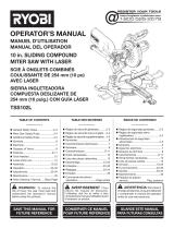 Ryobi TSS102L Owner's manual