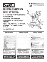 Ryobi TSS103 Owner's manual