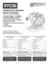 Ryobi P795 Owner's manual