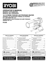 Ryobi P3180 Owner's manual