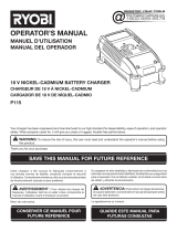 Ryobi P165 Owner's manual